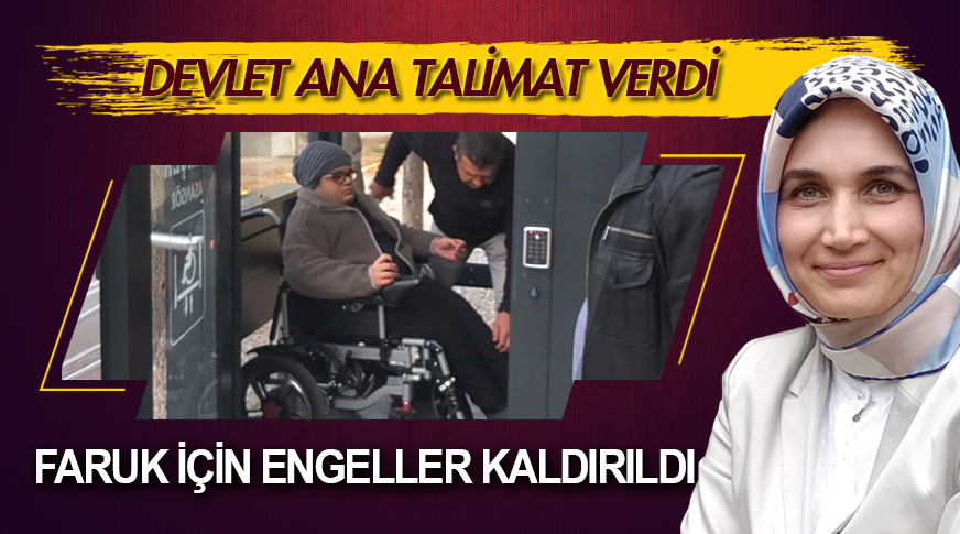 Faruk için engeller kalktı